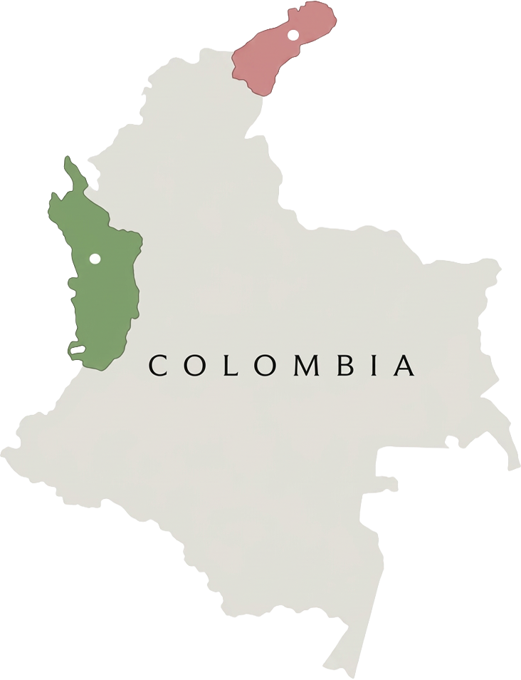 Colombian Map Findaway4kids